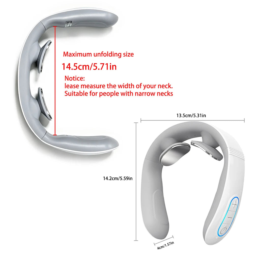 Masajeador Cervical Miyoreset — Alivio TENS para Cuello y Hombros