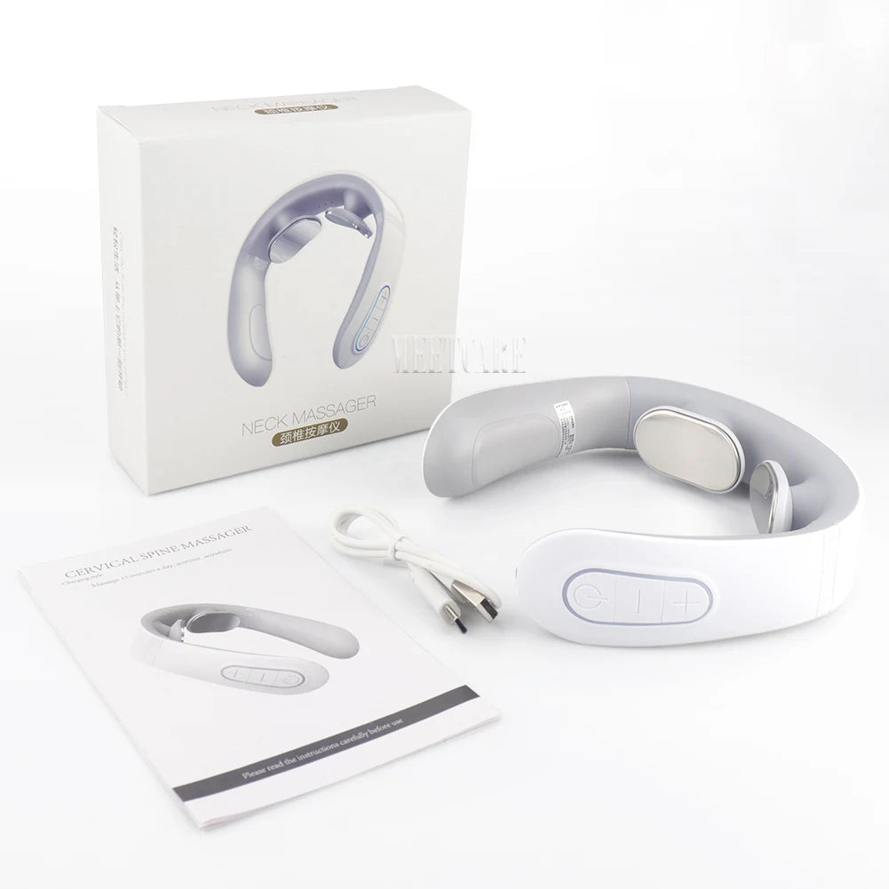 Masajeador Cervical Miyoreset — Alivio TENS para Cuello y Hombros