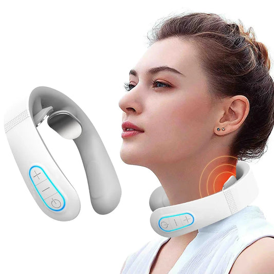 Masajeador Cervical Miyoreset — Alivio TENS para Cuello y Hombros